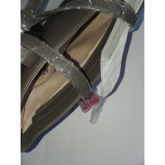 Grey / Black Handbag Purse "17 x 11.5" (l x w) - Picture 5 of 8